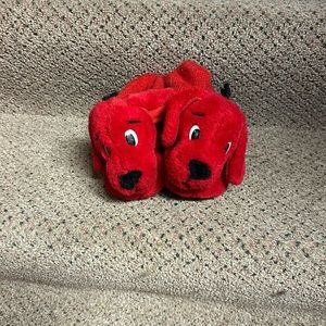 Vintage Clifford the Big Red Dog slippers